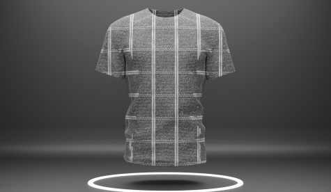 3d-rendering-casual-t-shirt-square-pattern